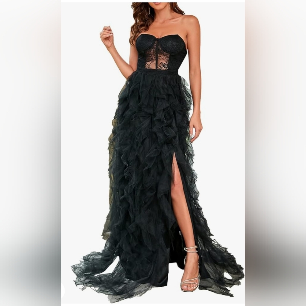 Black long dress